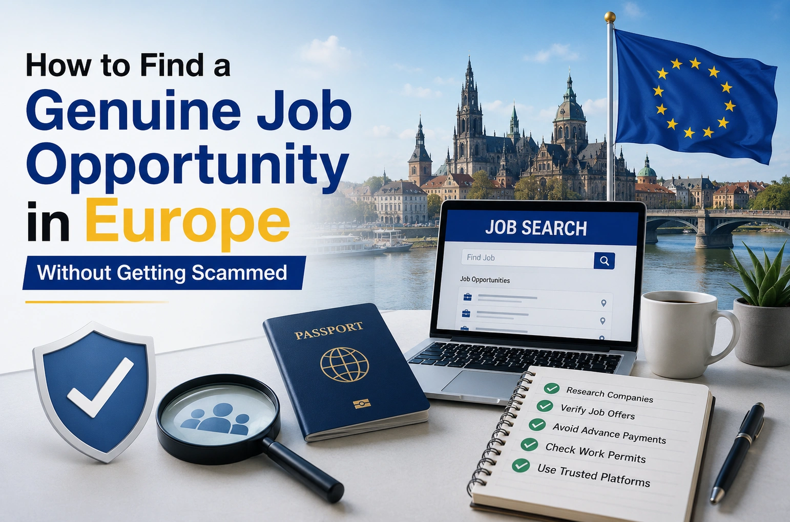 How to Find a Genuine Job Opportunity in Europe Without Getting Scammed